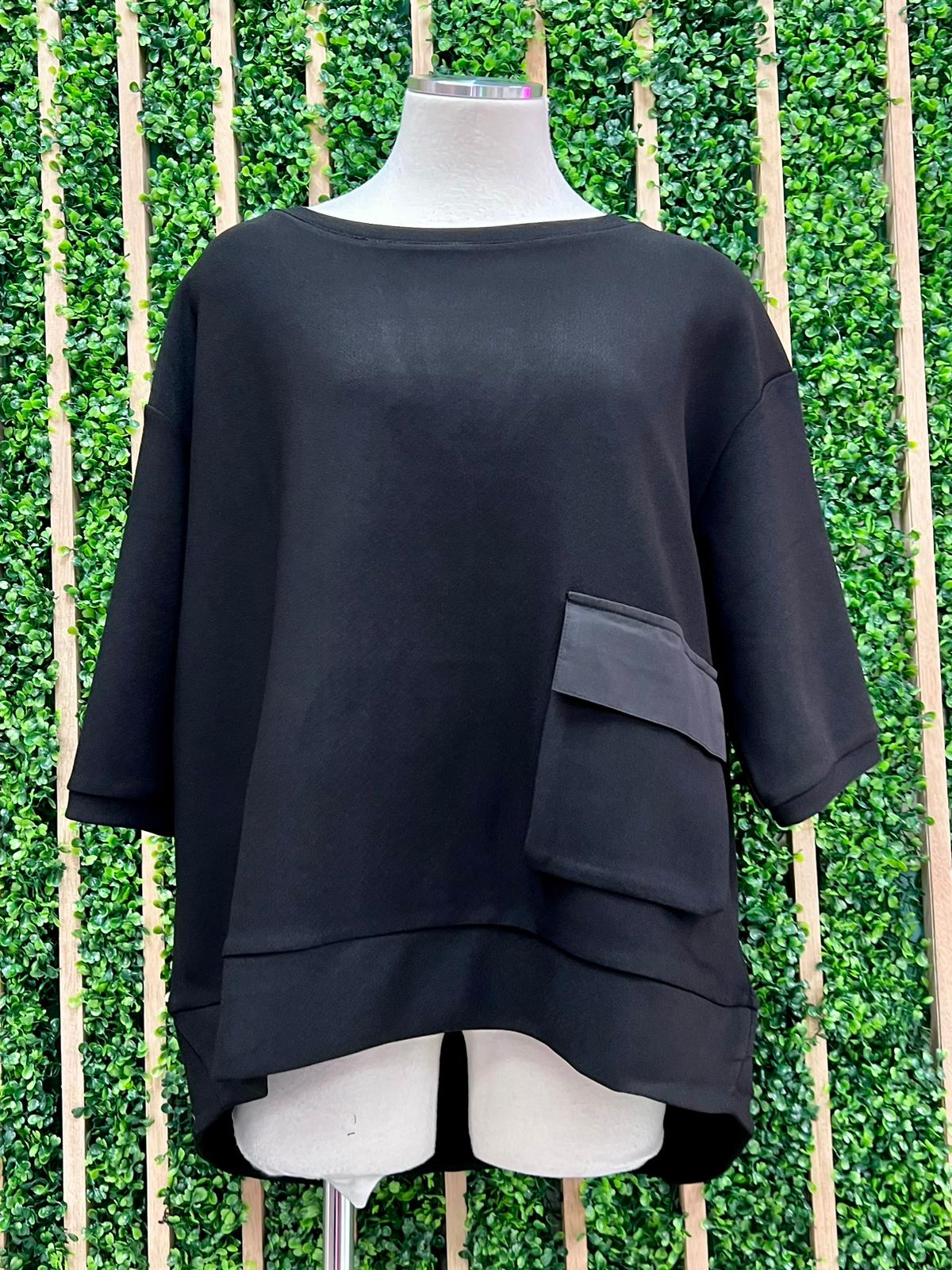 Exquisite Black Trim Pant Set