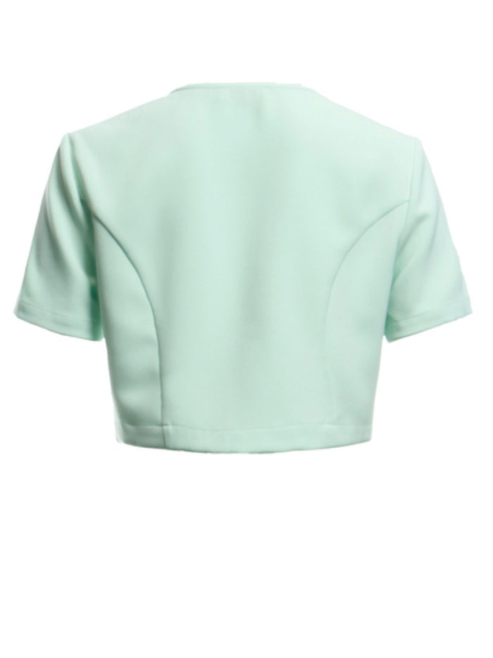 Pocket Detail Crop Top