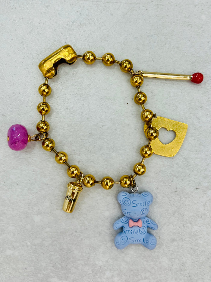 Small Charm Ballchain Bracelet