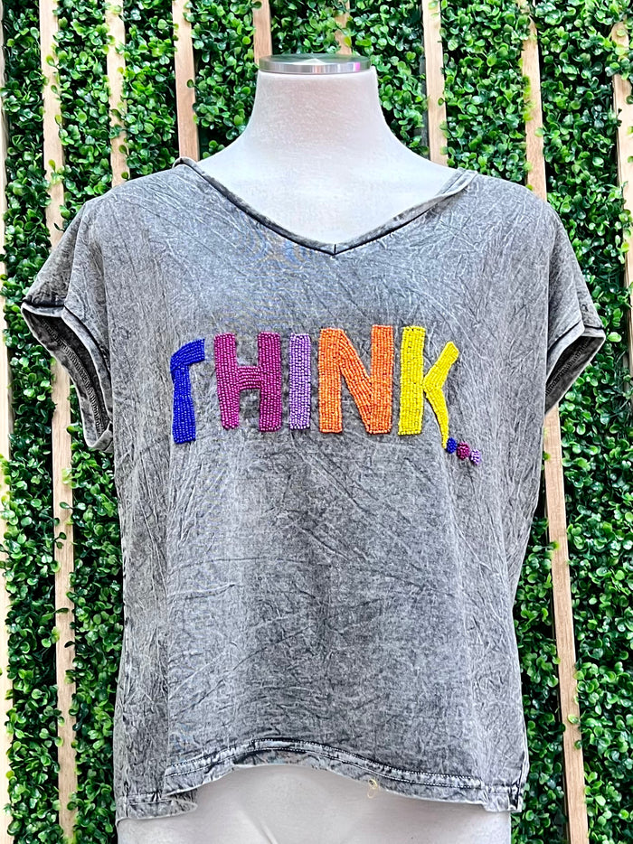 Washed Think Tee