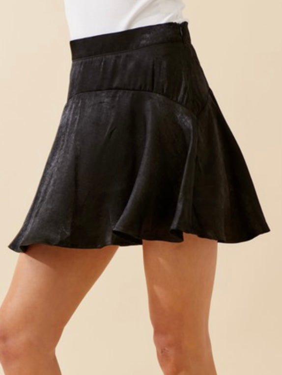 Satin Skort