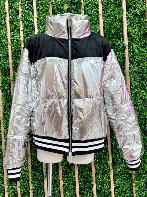 Day Dream SiLver Puffer Jacket