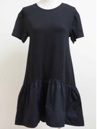 Ruffle Bottom T Shirt Dress