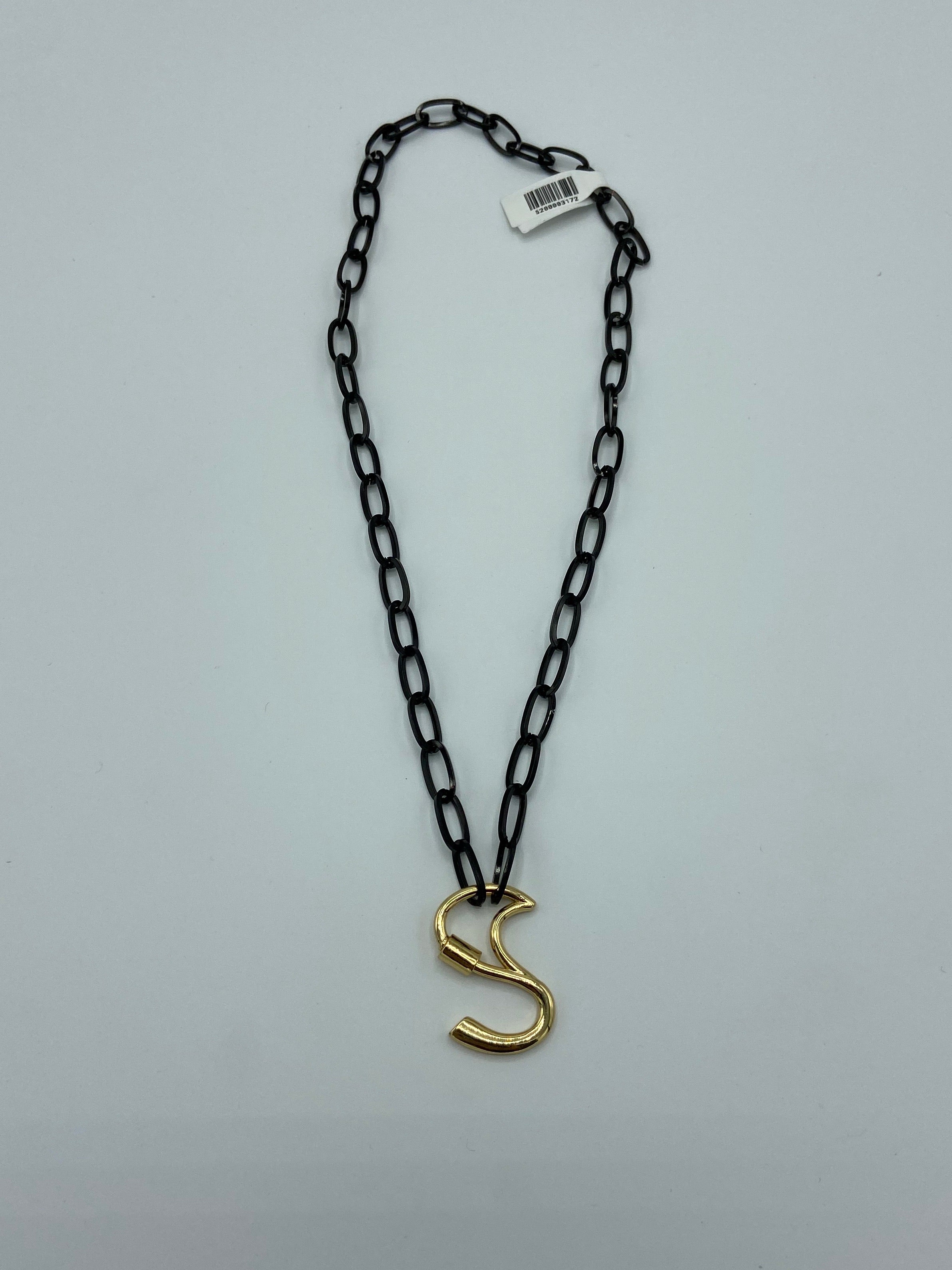 Stainless Steel Monogram Necklace