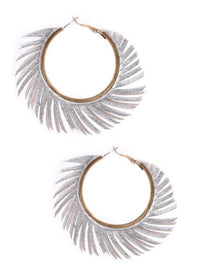 Boho Fringe Hoops