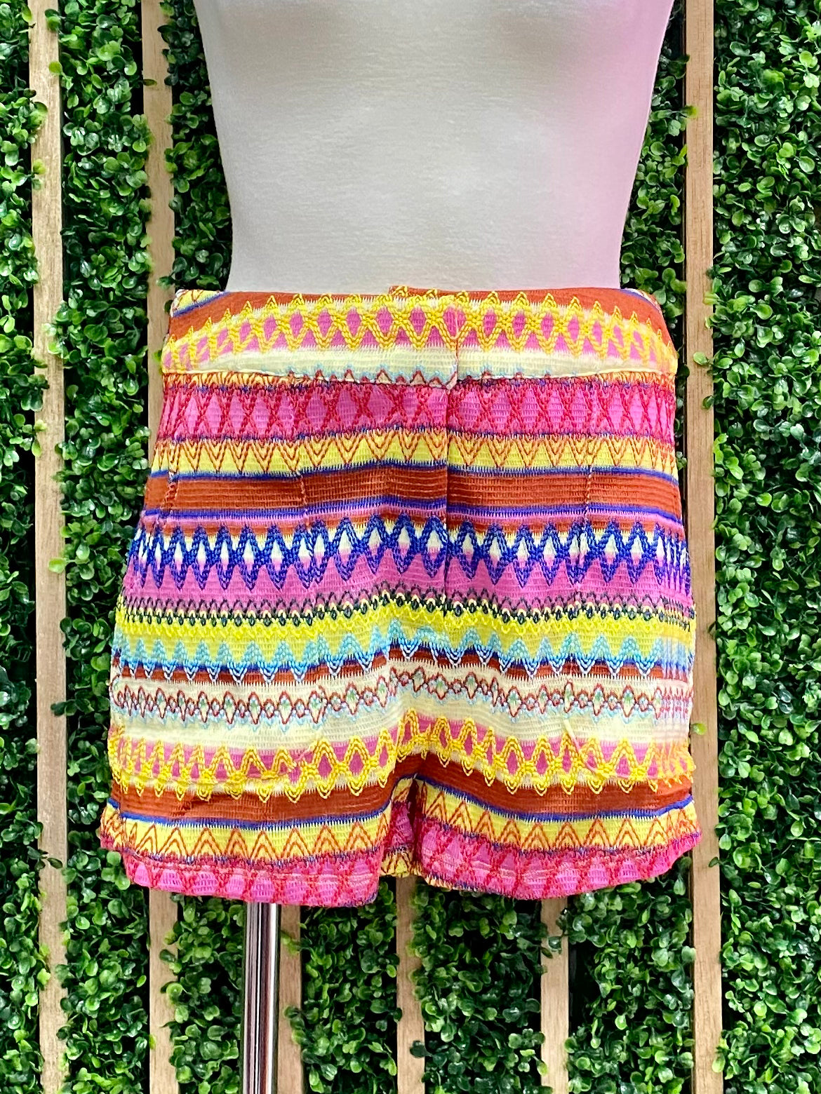 Aztec Print Shorts