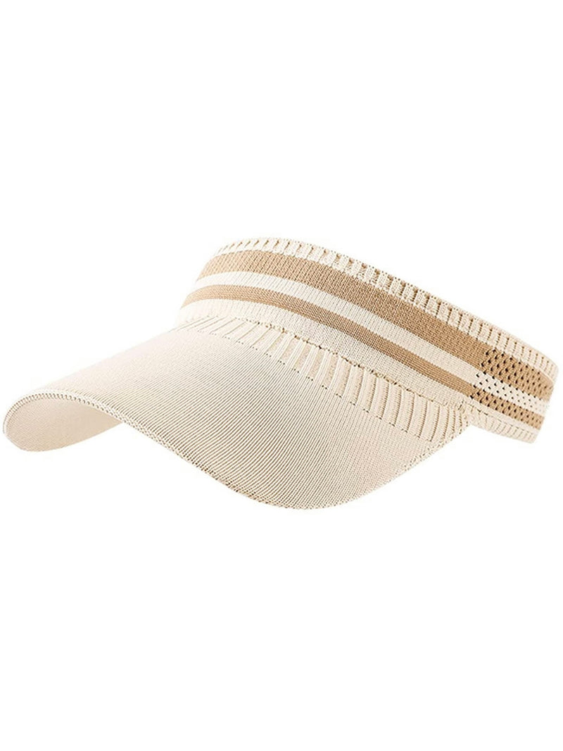 Striped Stretch Visor