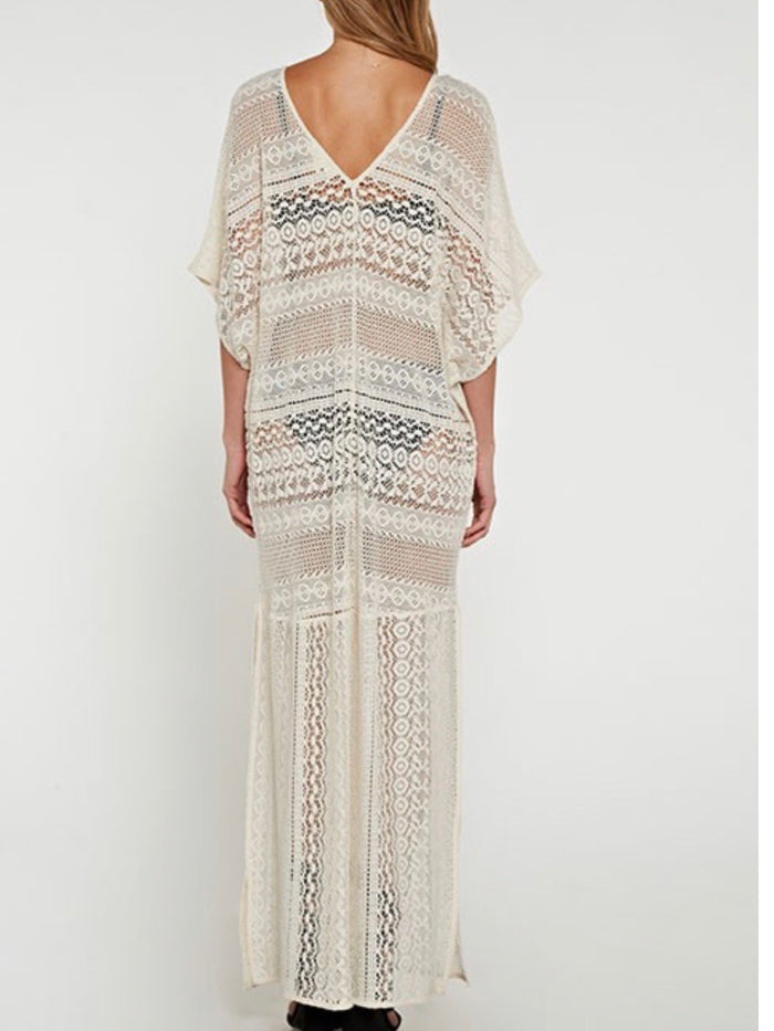 Vanilla Lace Kaftan