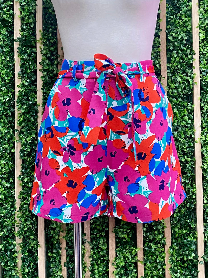 Fuchsia FLoral Short Pant