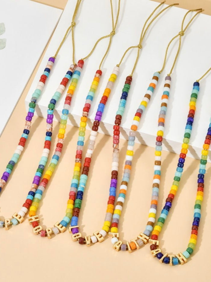 Pursuit of Happiness Crystal Beads Necklace