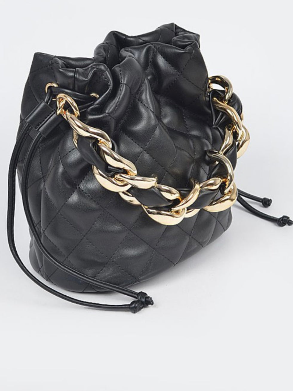 Quilted Bucket Bag