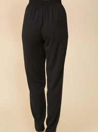 Elastic High Waisted Pants