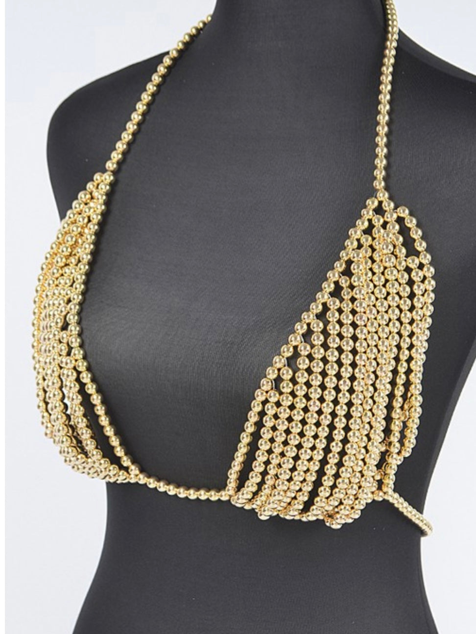 Metallic Pearl Bra