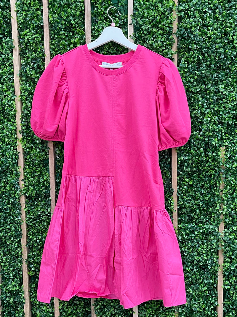 Classy Balloon Sleeve Dress