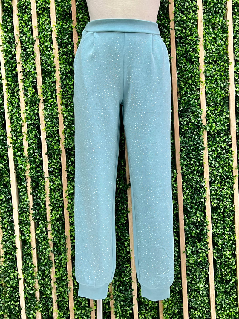 Silver Studded Jogger