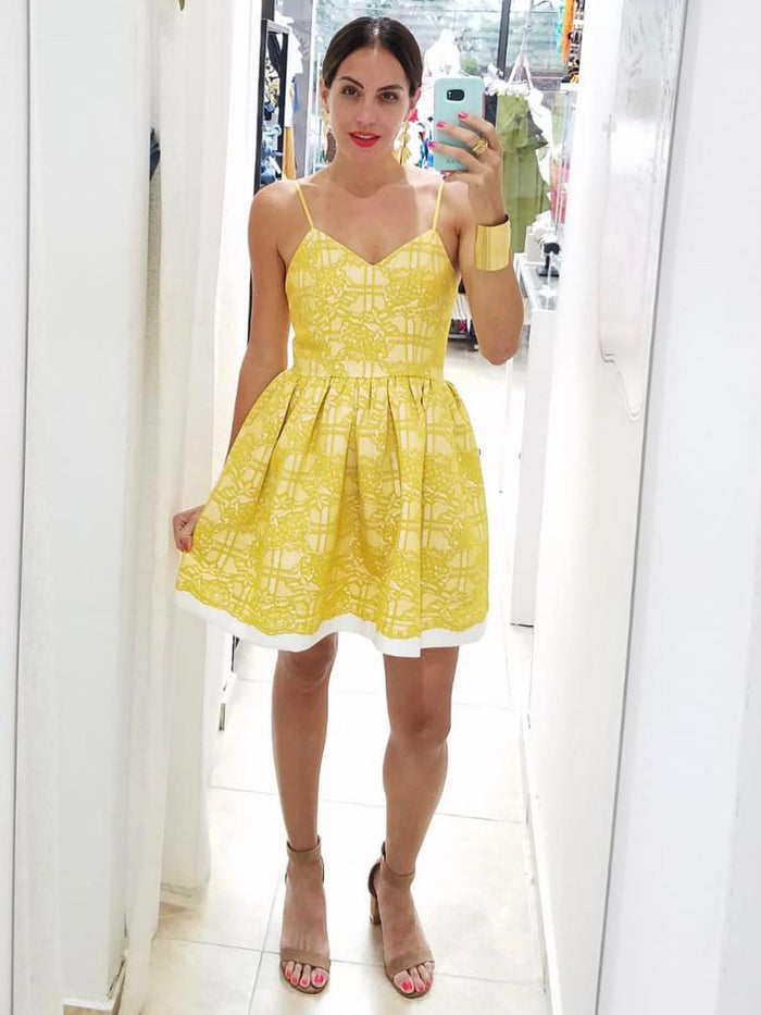 Mustard Lace Dress