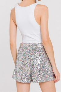 Elegant Sequin Shorts