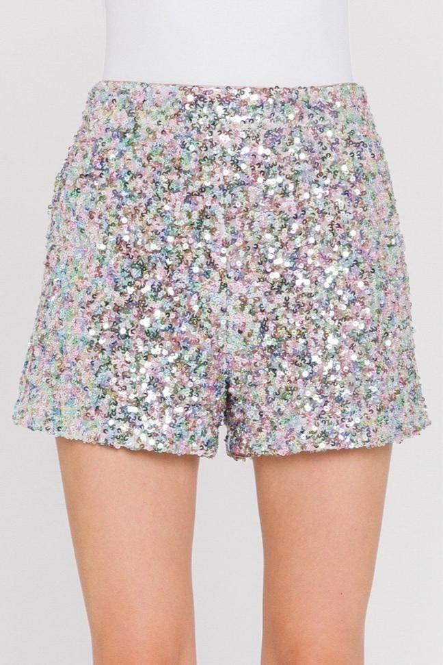 Elegant Sequin Shorts